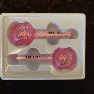 Sonäge icy globe facial massagers.